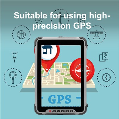 Visoko natančnost GPS Rugged Tablični računalnik